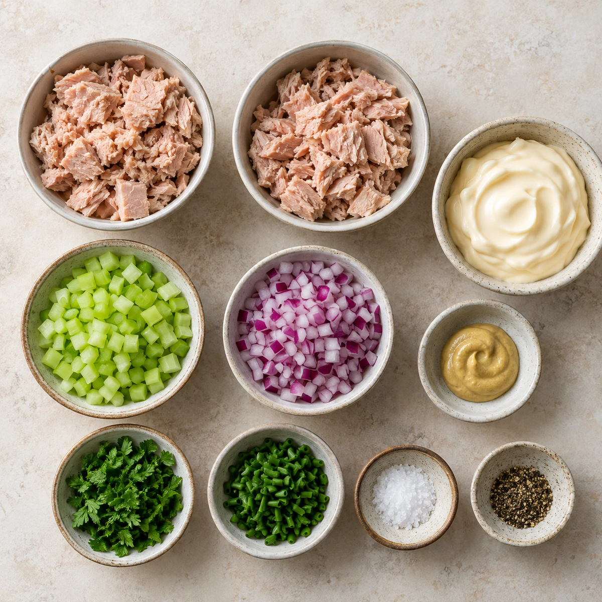 Exact measured ingredients for Quick Lunch Classic