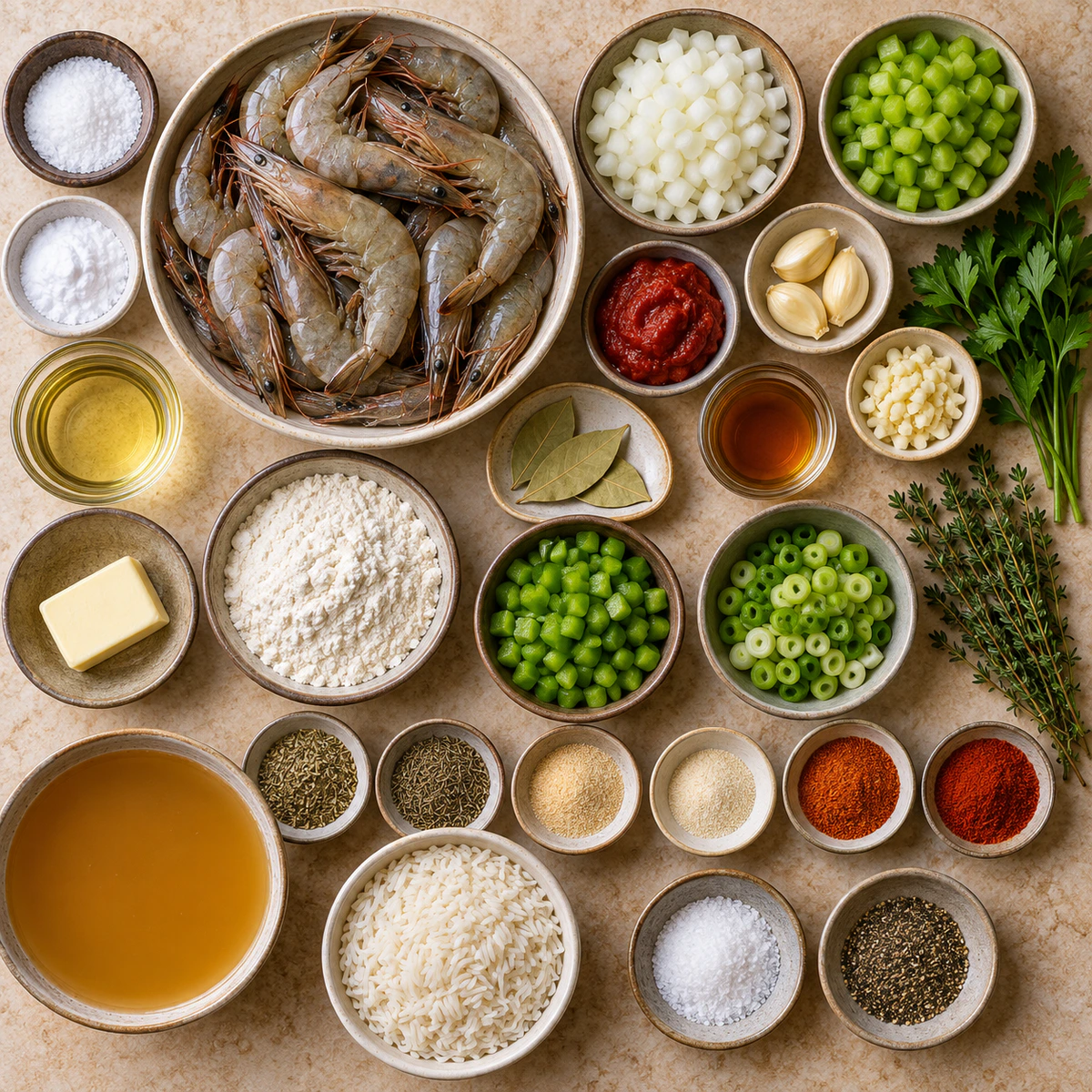 Exact measured ingredients for Classic Cajun Comfort