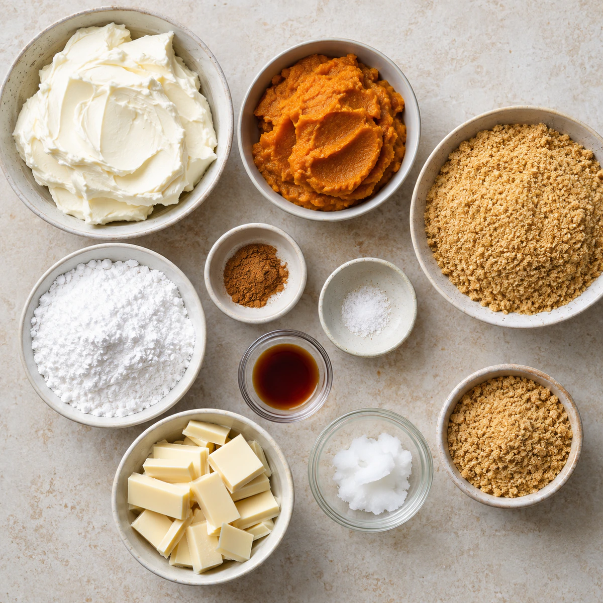 Exact measured ingredients for Easy Fall Treats