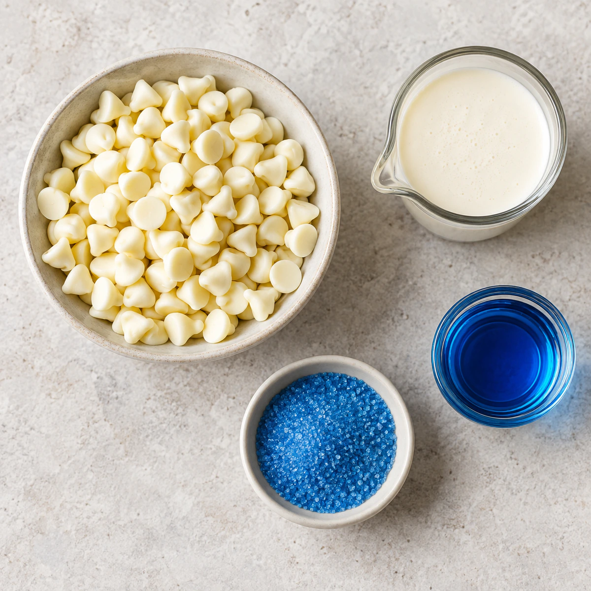 Exact measured ingredients for Sparkling Holiday Sweets
