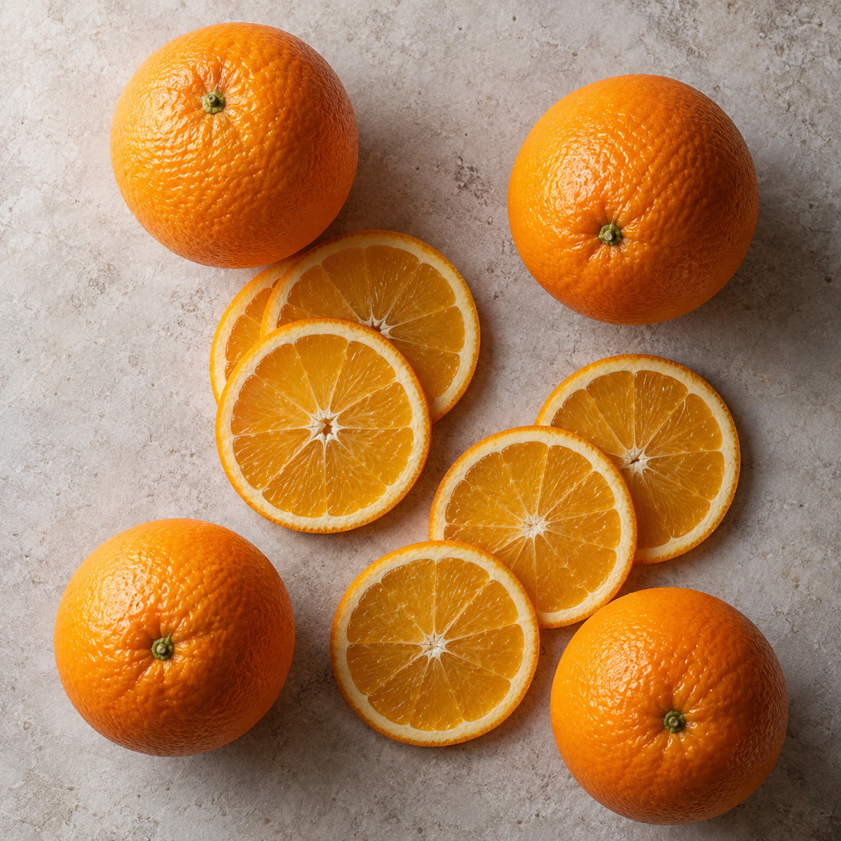 Exact measured ingredients for Dried Orange Slices - Perfect for Decorations and Garnishes