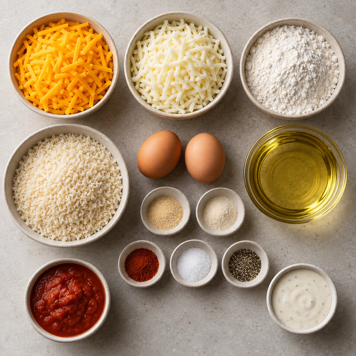 Exact measured ingredients for Crispy Party Snacks