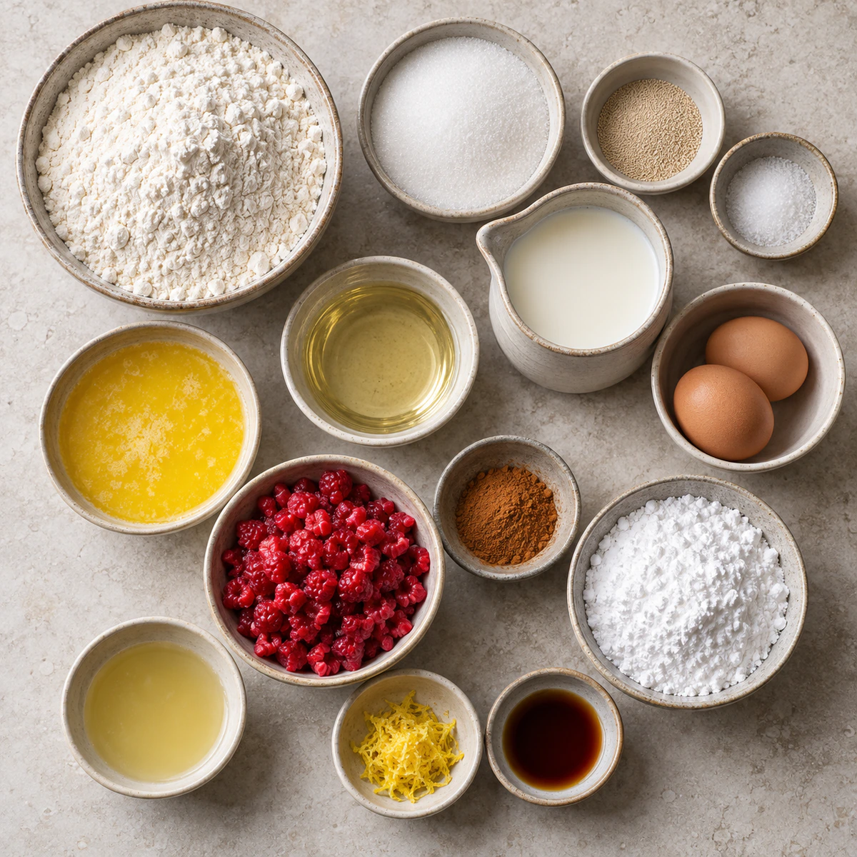 Exact measured ingredients for Sweet Berry Breakfast