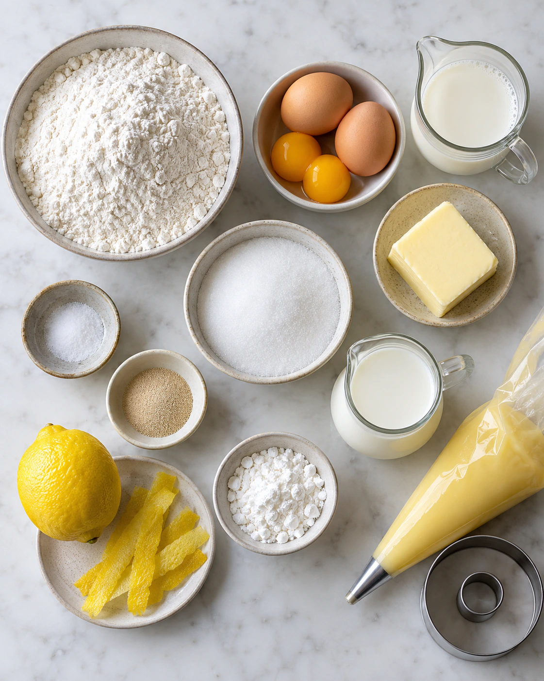 Exact measured ingredients for Sweet Citrus Treats