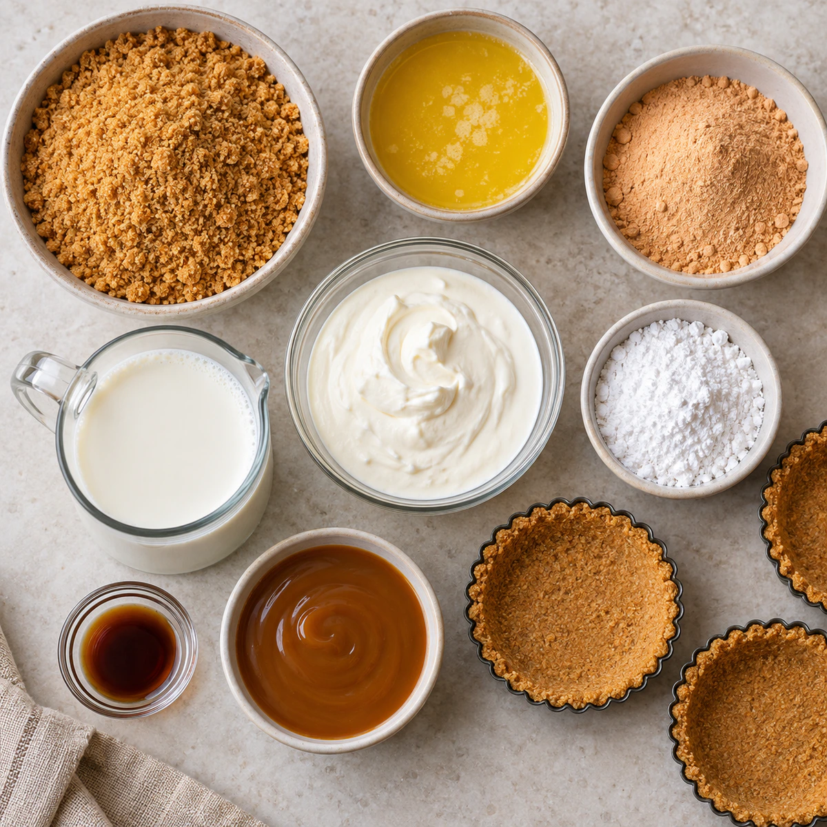 Exact measured ingredients for Sweet Party Butterscotch Bites