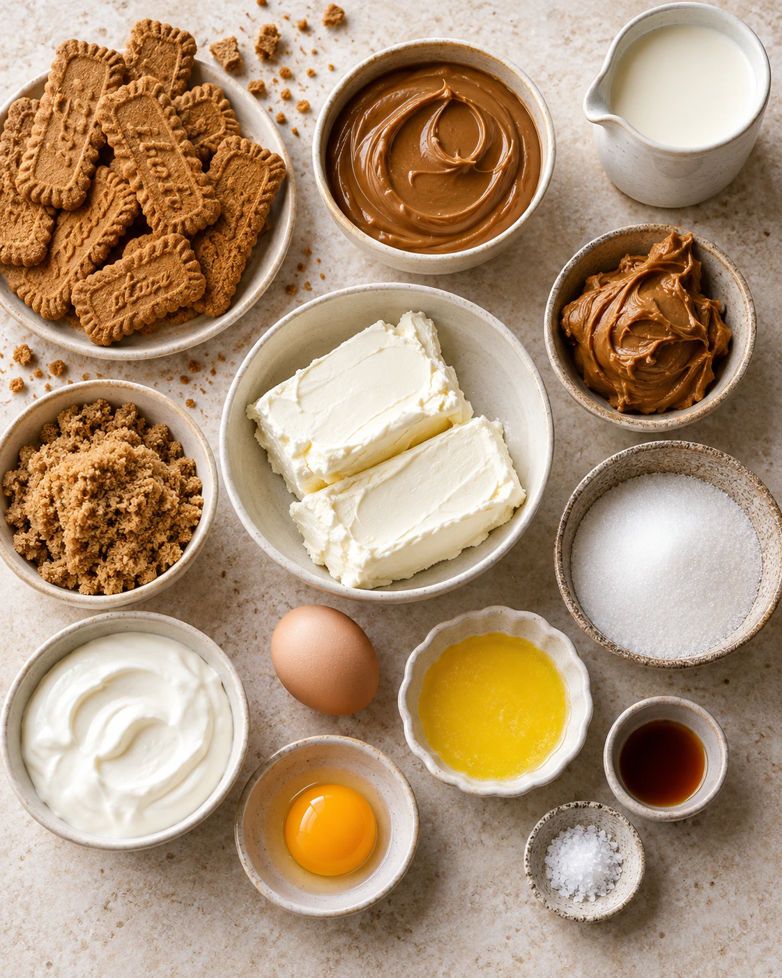Exact measured ingredients for Cookie Butter Treats