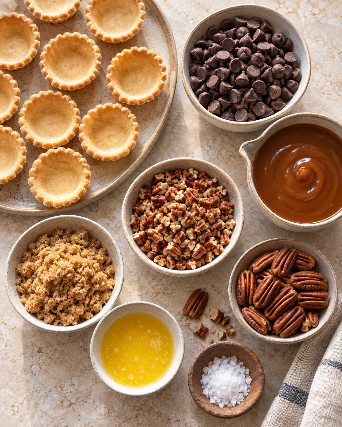 Exact measured ingredients for Sweet Bite-Size Treats