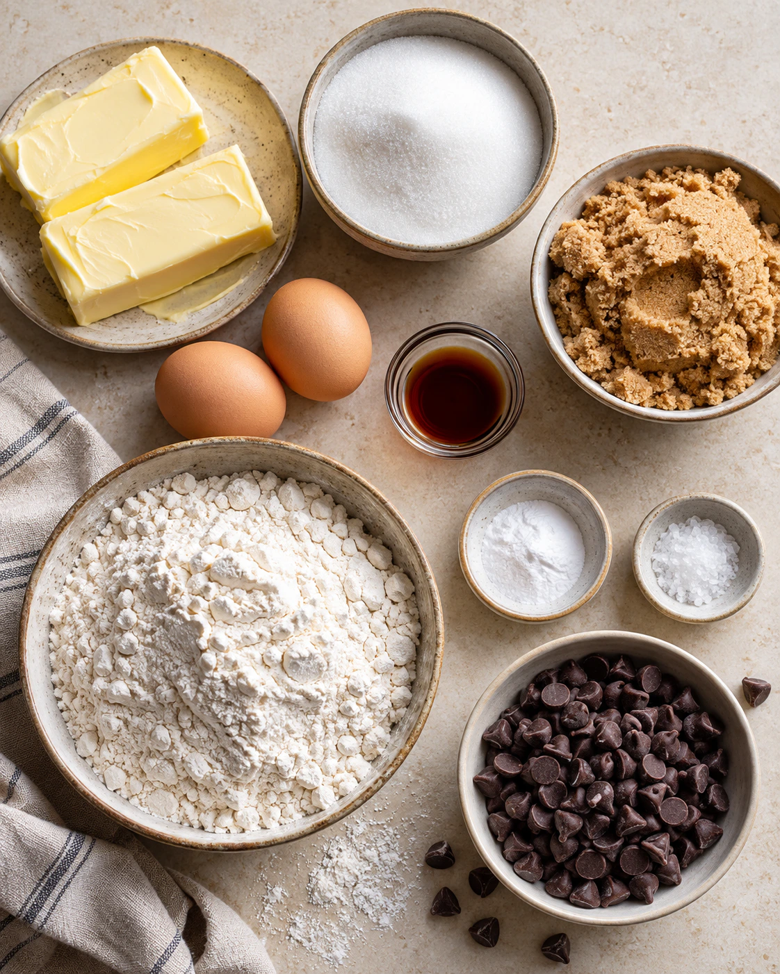 Exact measured ingredients for Perfect Cookie Classic
