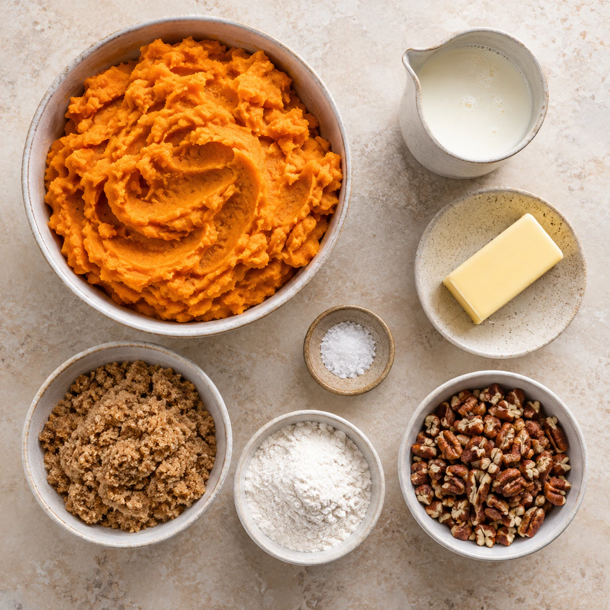 Exact measured ingredients for Ruth's Chris Potato Bake