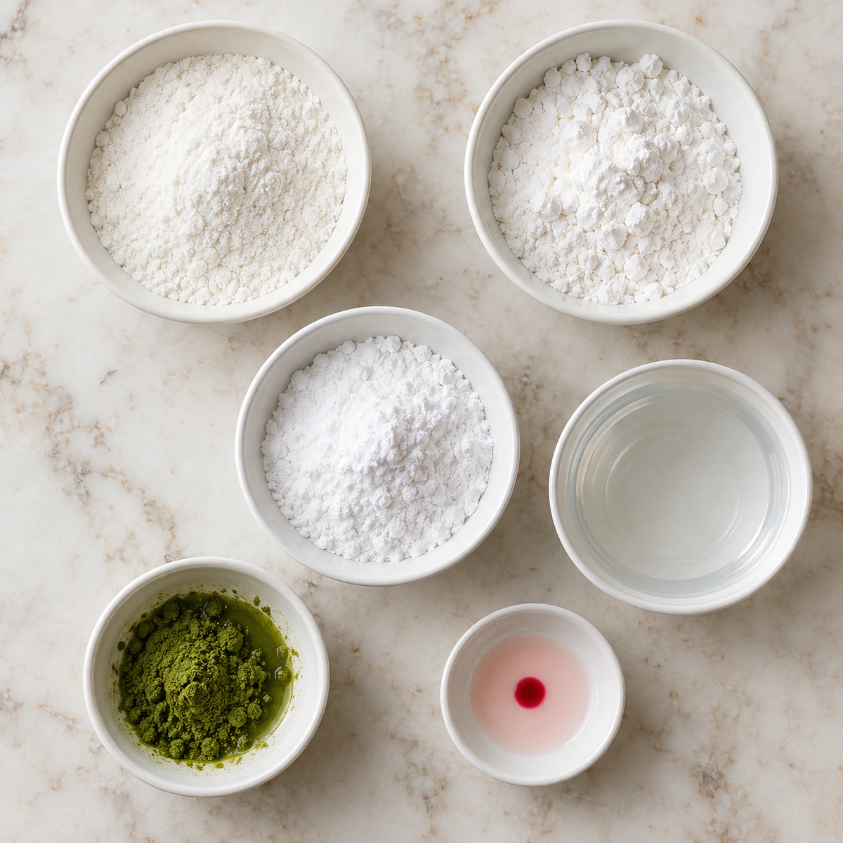 Exact measured ingredients for Easy Hanami Dango Recipe