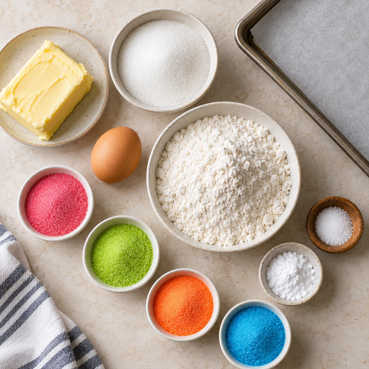 Exact measured ingredients for Jello Cookies (Soft & Chewy)