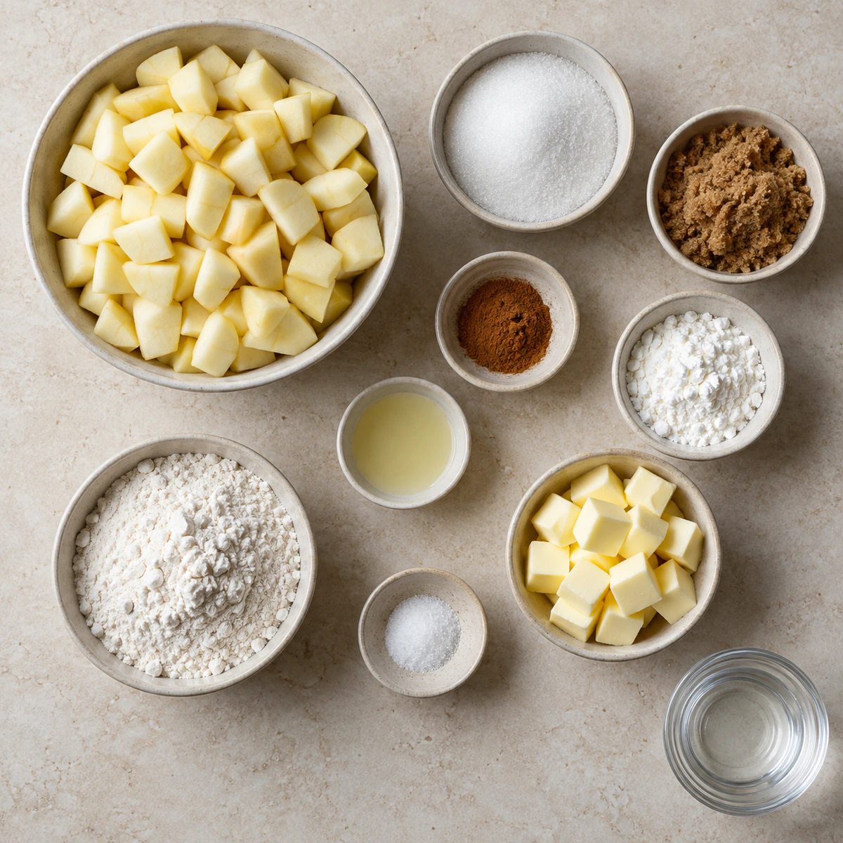 Exact measured ingredients for Copycat McDonald's Apple Pie
