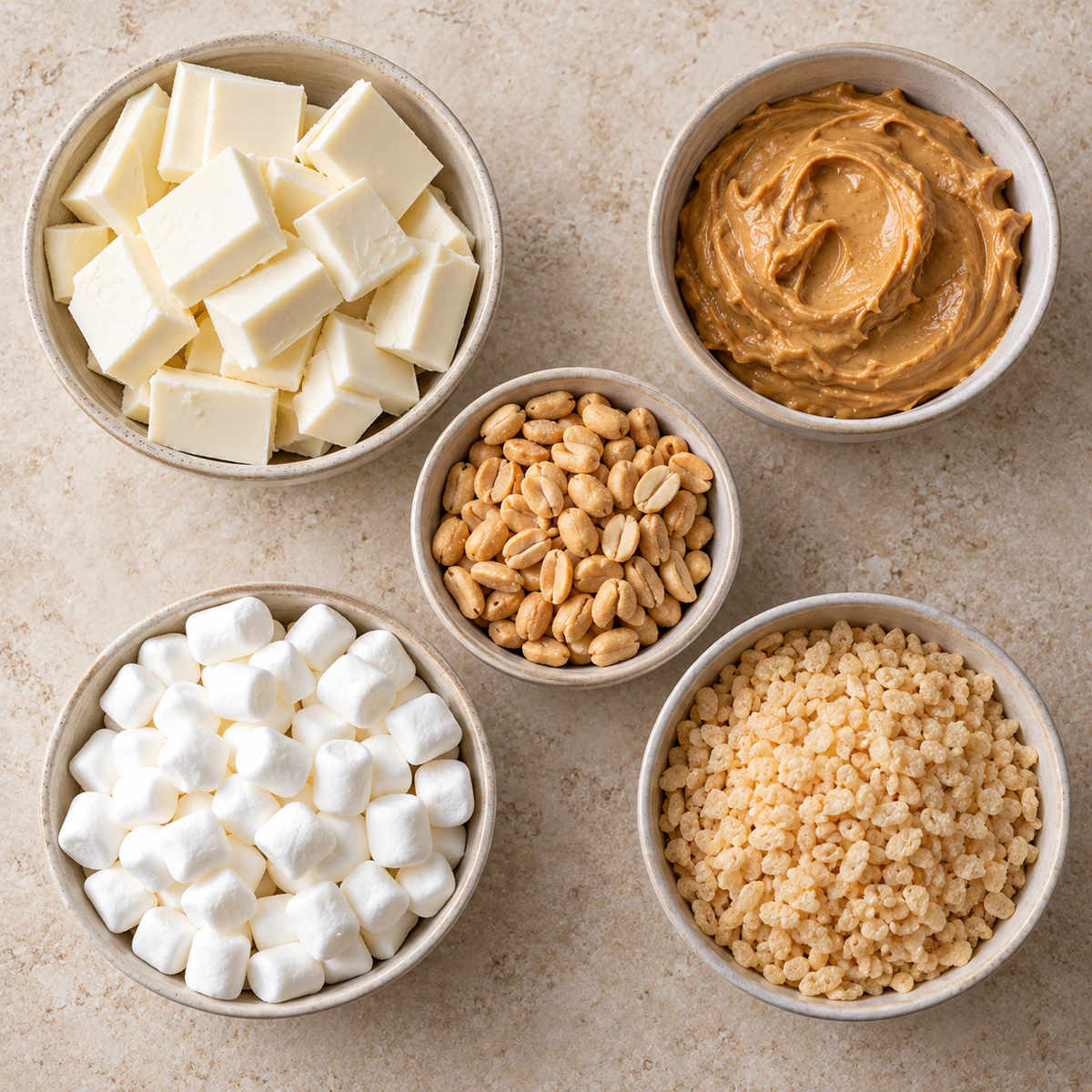 Exact measured ingredients for Almond Bark Cookies