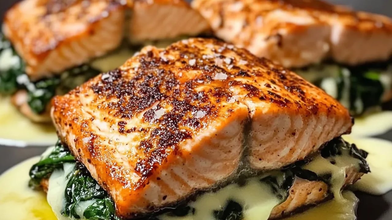 Easy Blackened Stuffed Salmon Recipe - Recipes by Clare