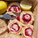 Lemon Raspberry Rolls