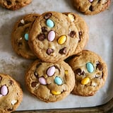 Mini egg thick chocolate chip cookies