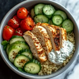 Greek Chicken Gyro Bowl