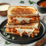 Lazy Chicken Parmesan Grilled Cheese Recipe