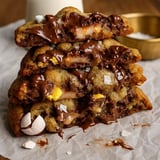 Brown Butter Cadbury Creme Egg Chocolate Chip Cookies