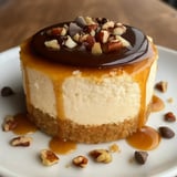 No Bake Turtle Mini Cheesecakes