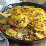 Cheesy Hamburger Potato Casserole