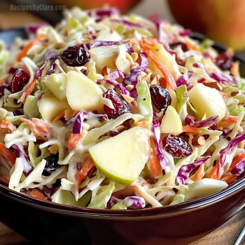 Apple Cranberry Coleslaw