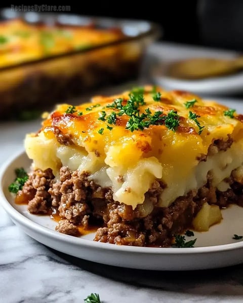 Loaded Potato and Meatloaf Casserole