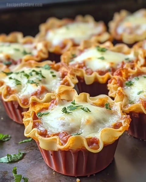 Petite Lasagna Cups