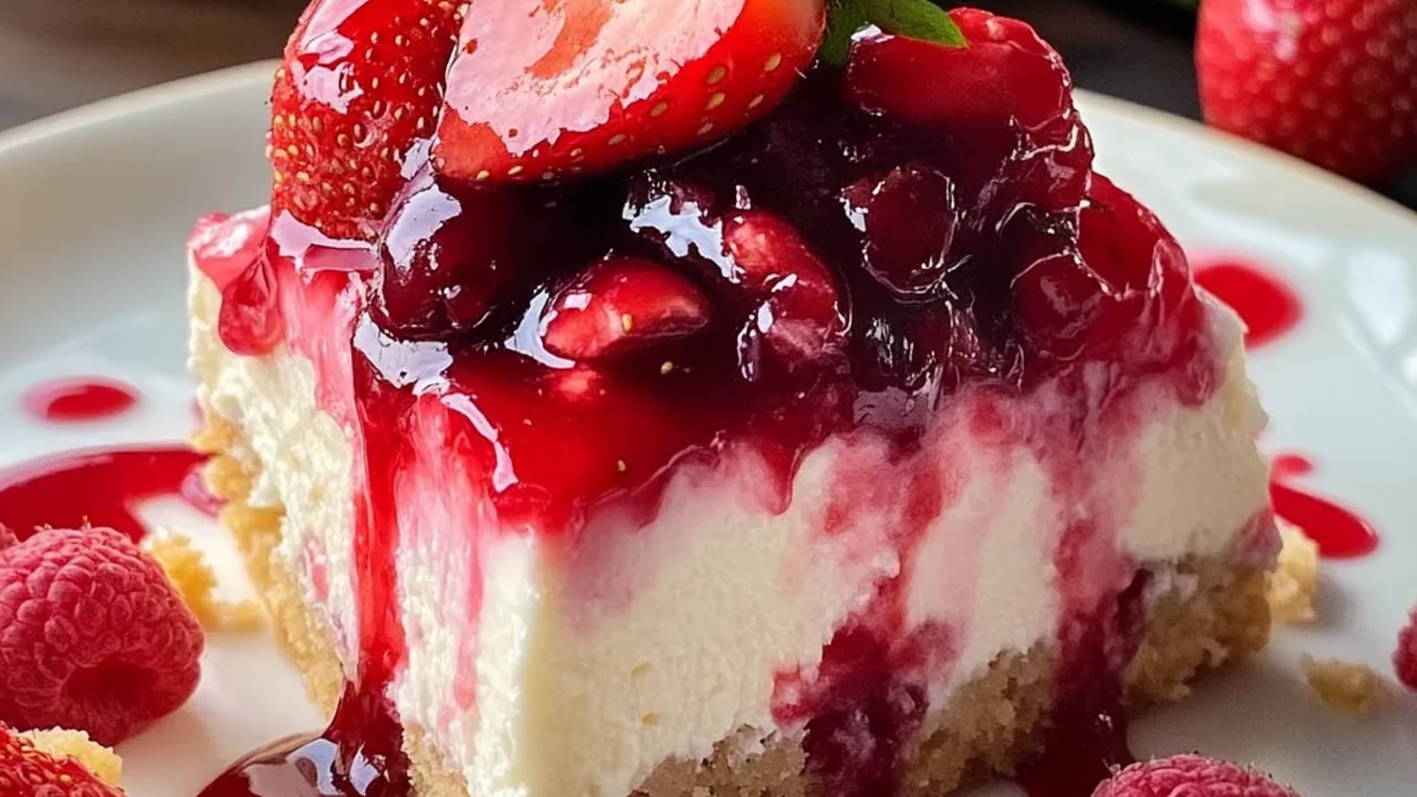 Easy Strawberry Cheesecake Dump Cake Recipe - Recipes by Clare