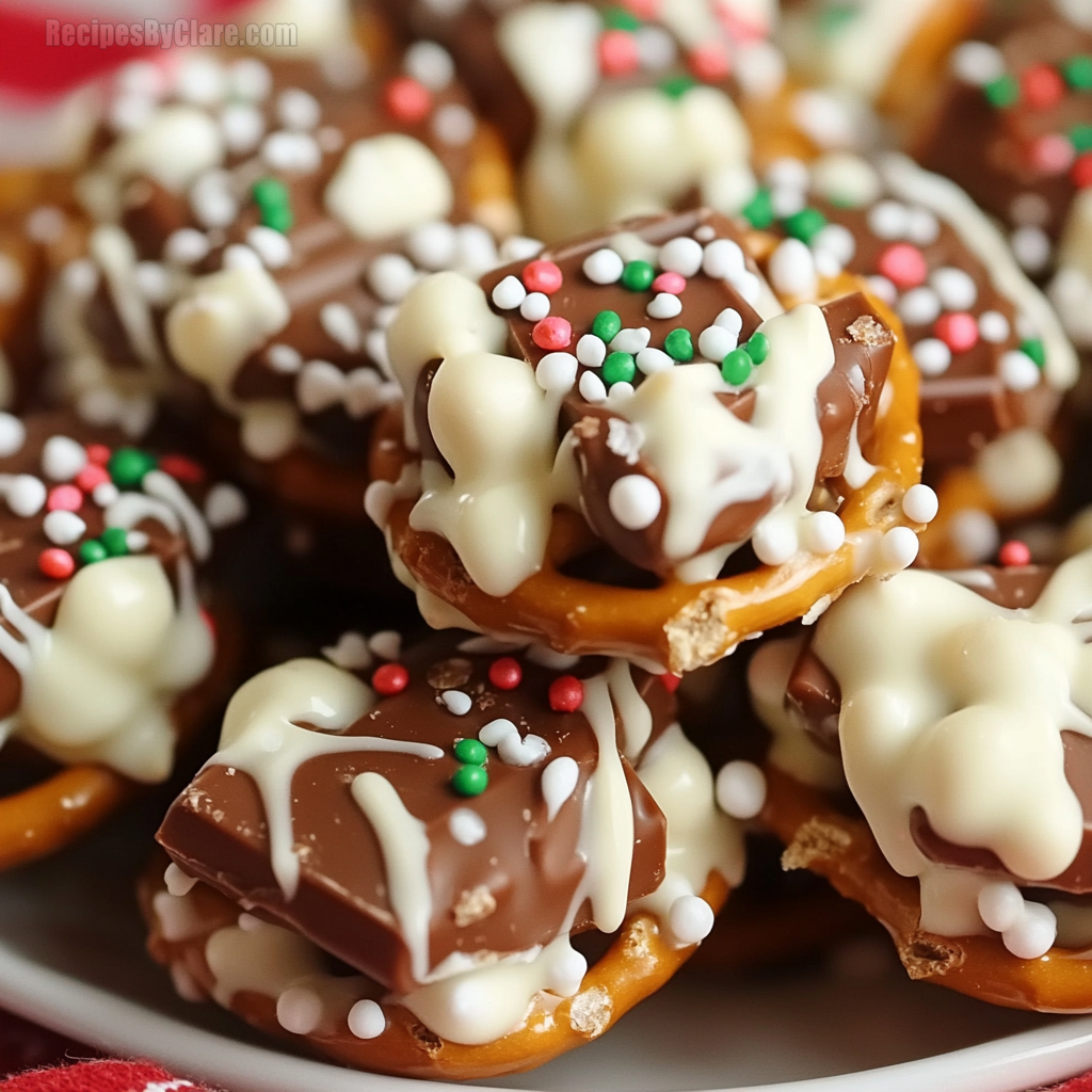 Candy Bar Pretzel Bites