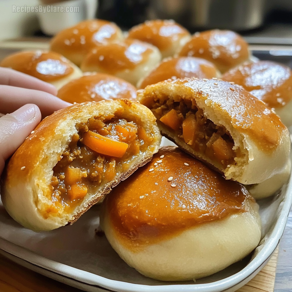 Vegan Japanese Curry Bread Buns