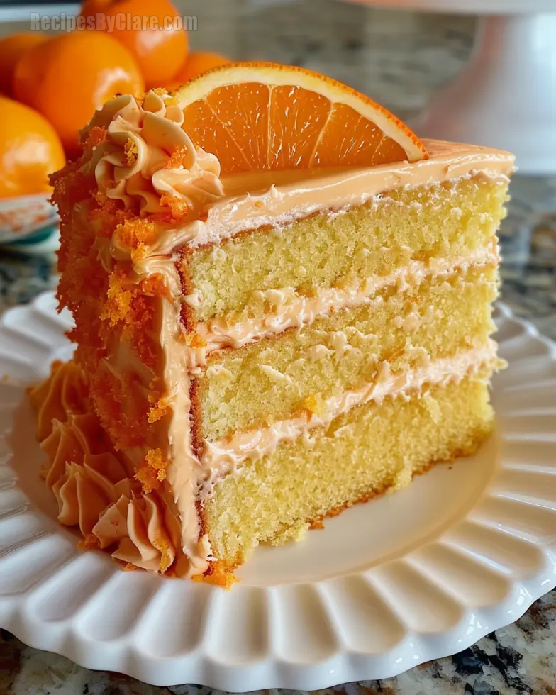 Orange Dreamsicle Cake