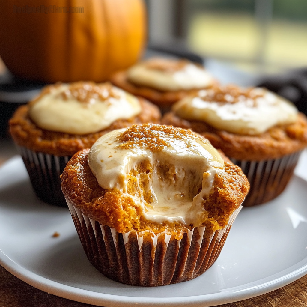 Starbucks-Inspired Pumpkin Cream Cheese Muffins