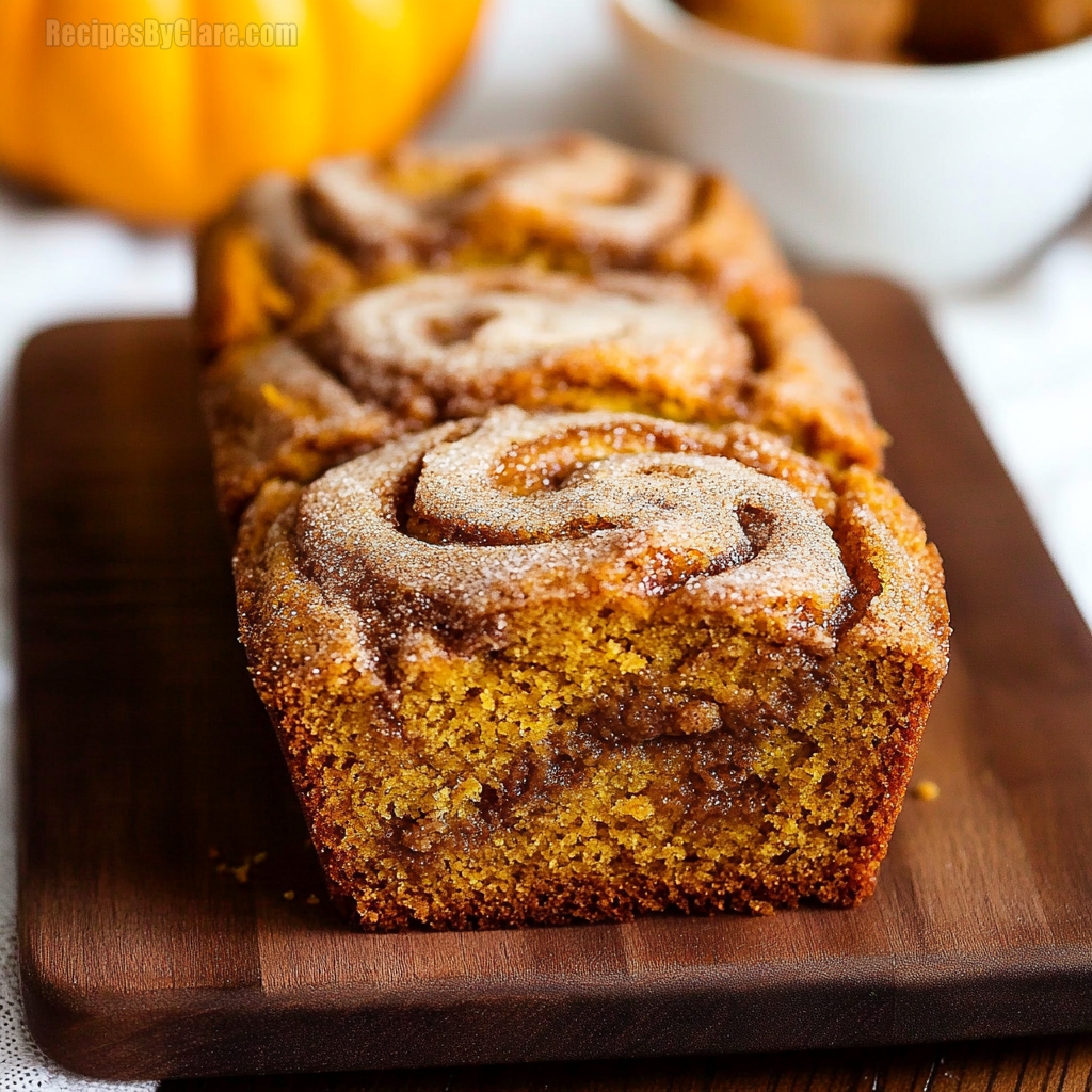 Cinnamon Swirl Pumpkin Bread Minis