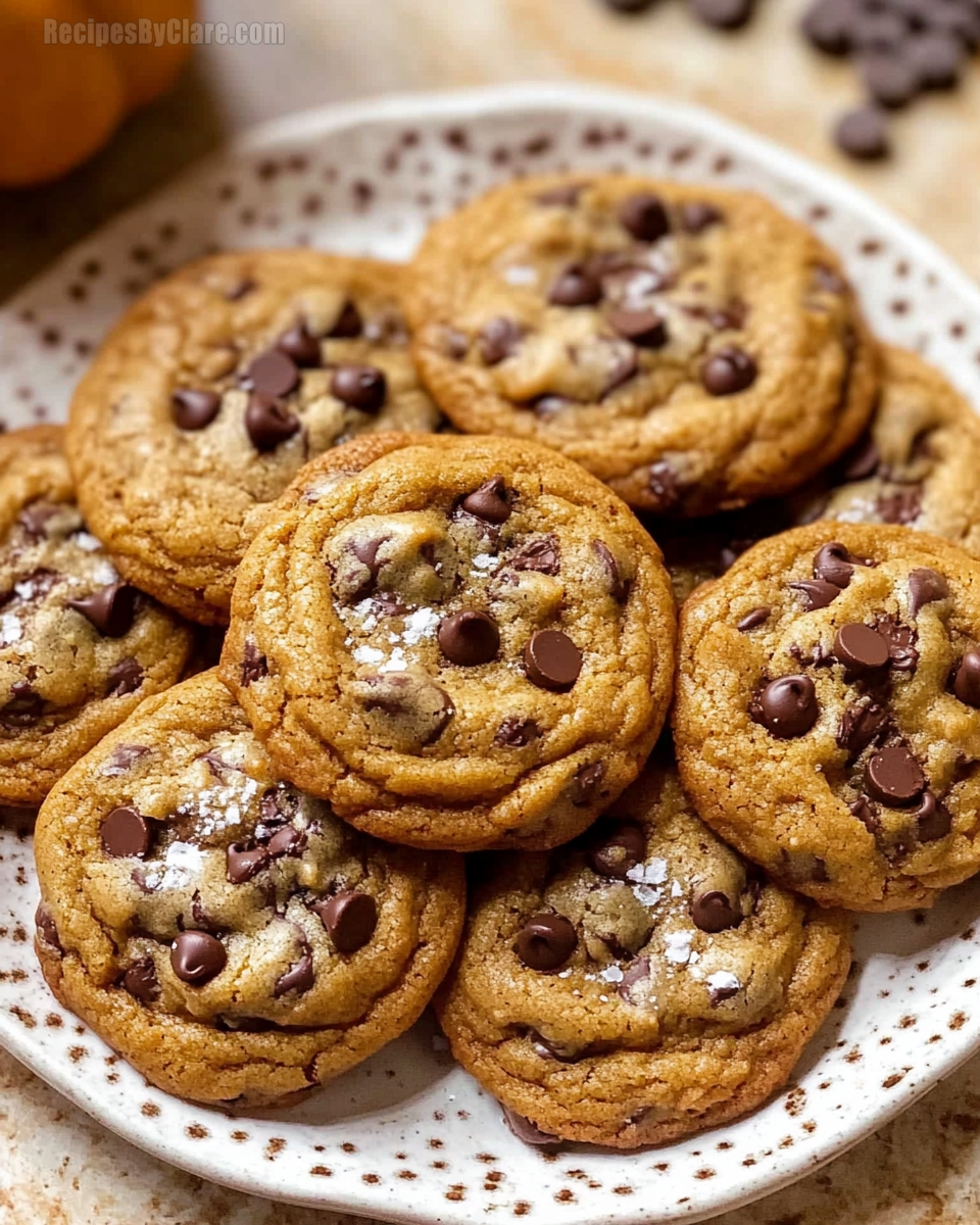 Pumpkin Chocolate Chip Cookies