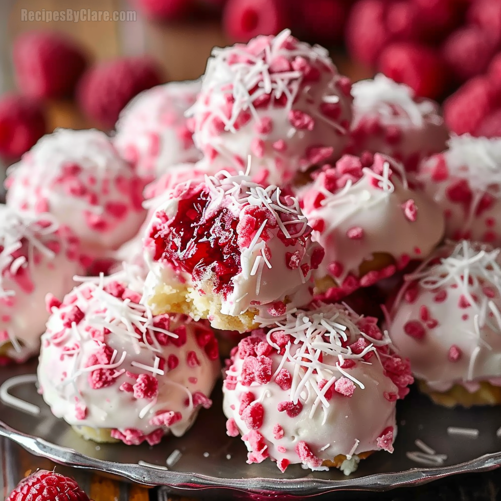 Raspberry Cream Cheese Bites