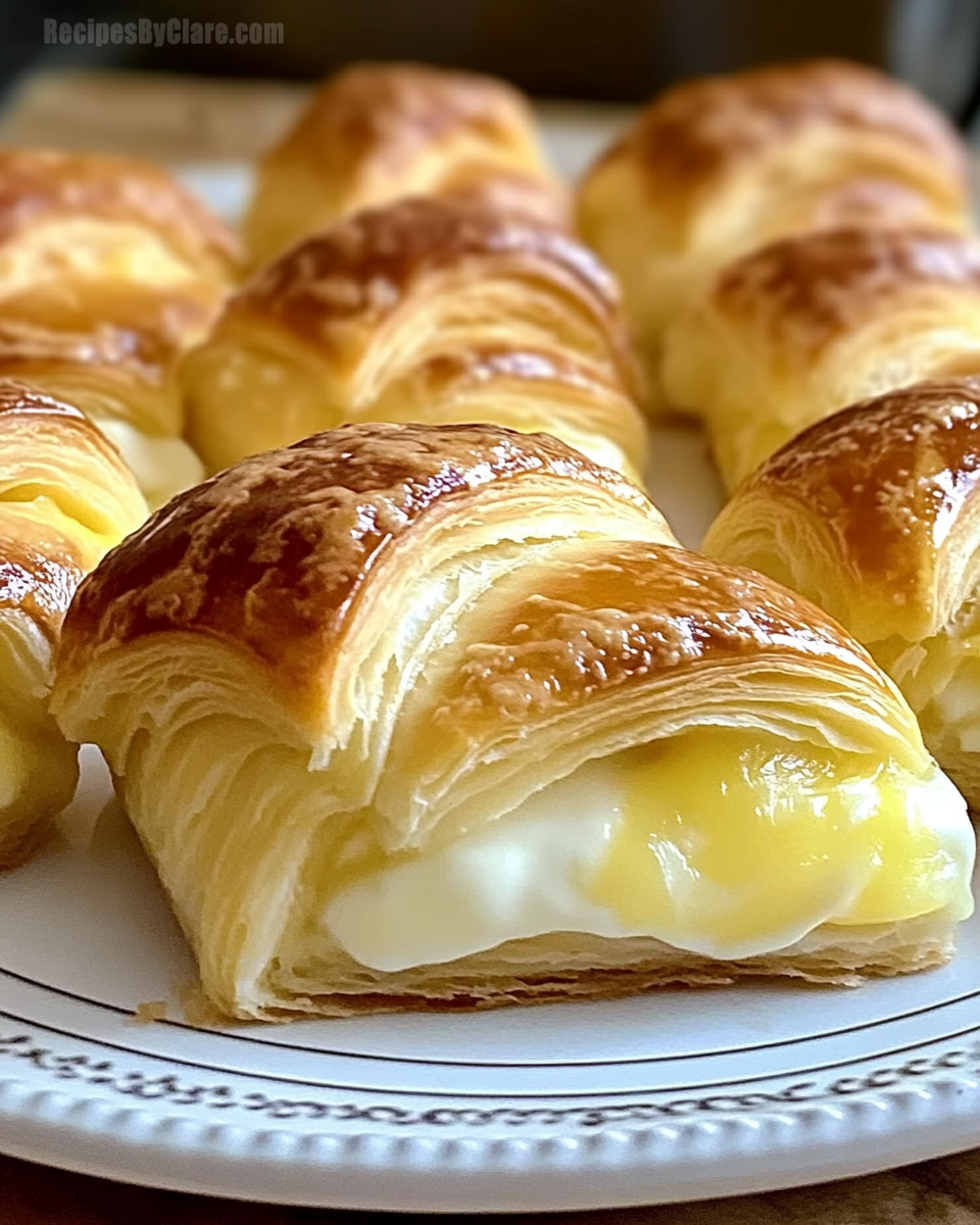 Lemon Cheesecake Crescent Rolls