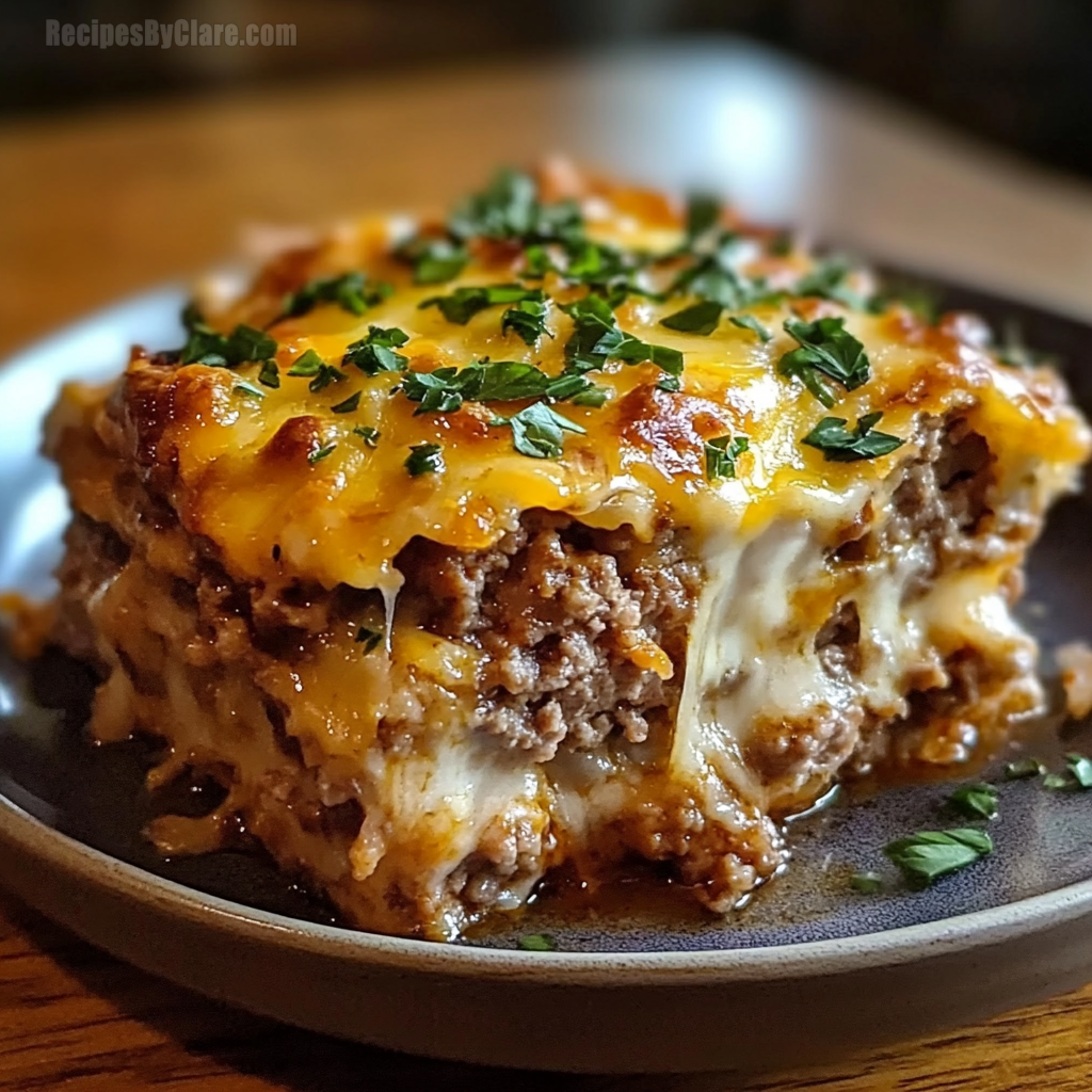 Cheesy Loaded Meatloaf Casserole