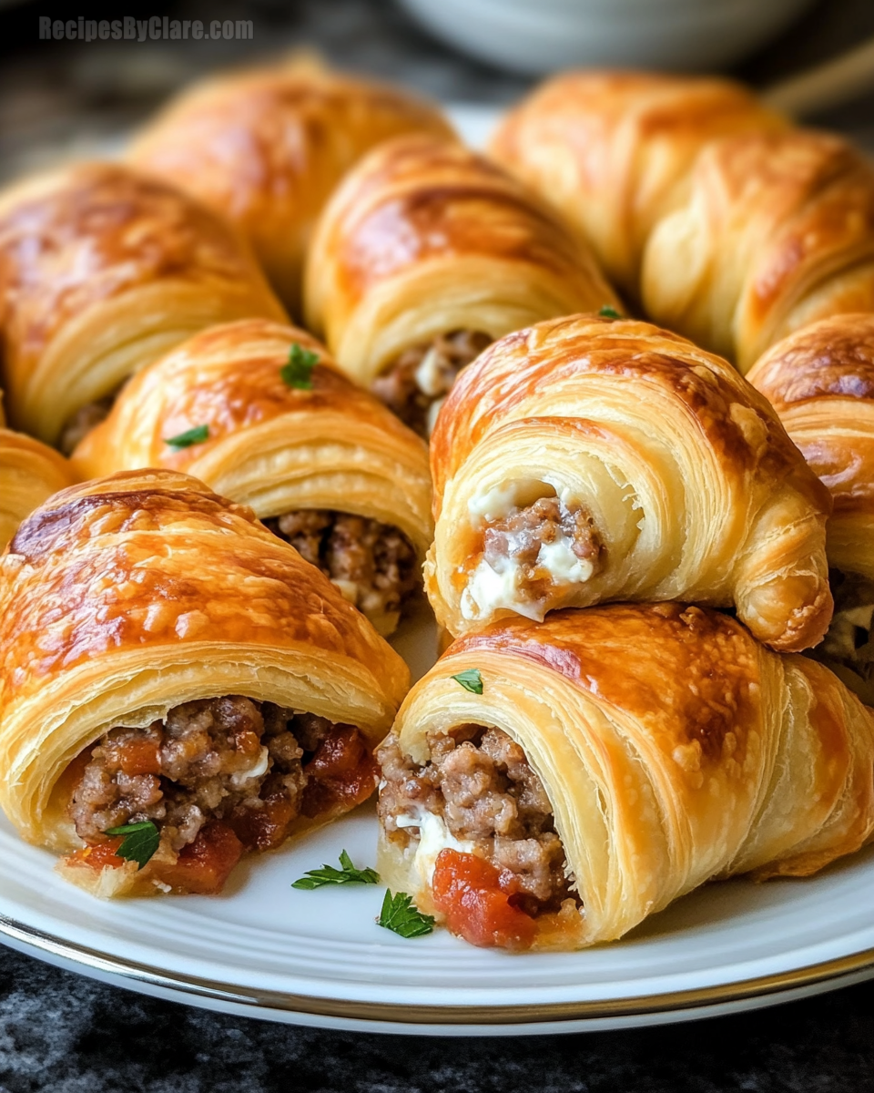 Rotel Sausage Cream Cheese Crescents