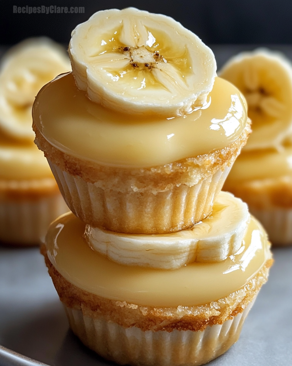 Creamy Banana Custard Cups