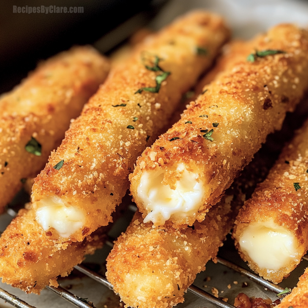 Crispy Air Fryer Mozzarella Sticks