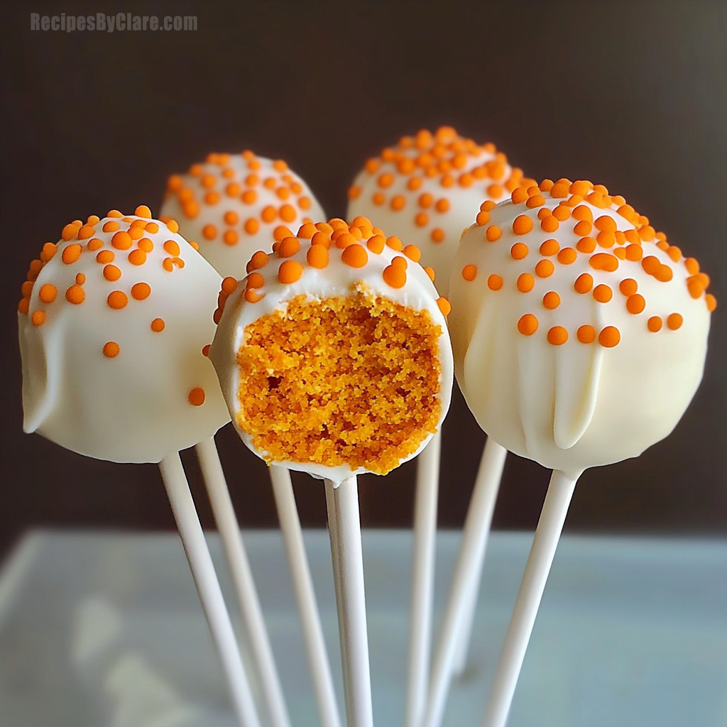 Easy Pumpkin Cake Pops