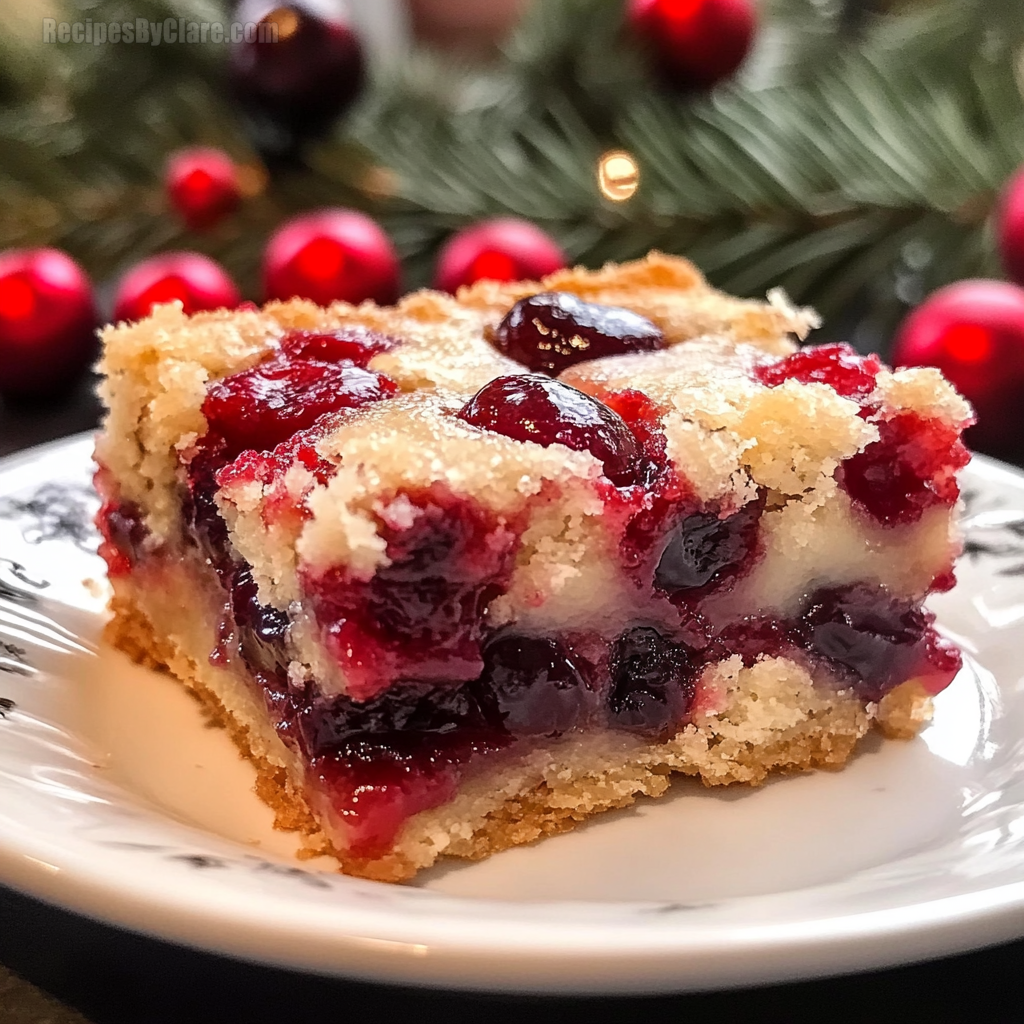 Christmas Cherry Bars