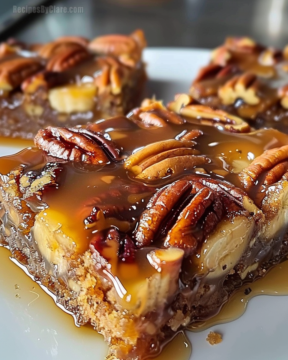 Upside-Down Caramel Pecan Banana Cake