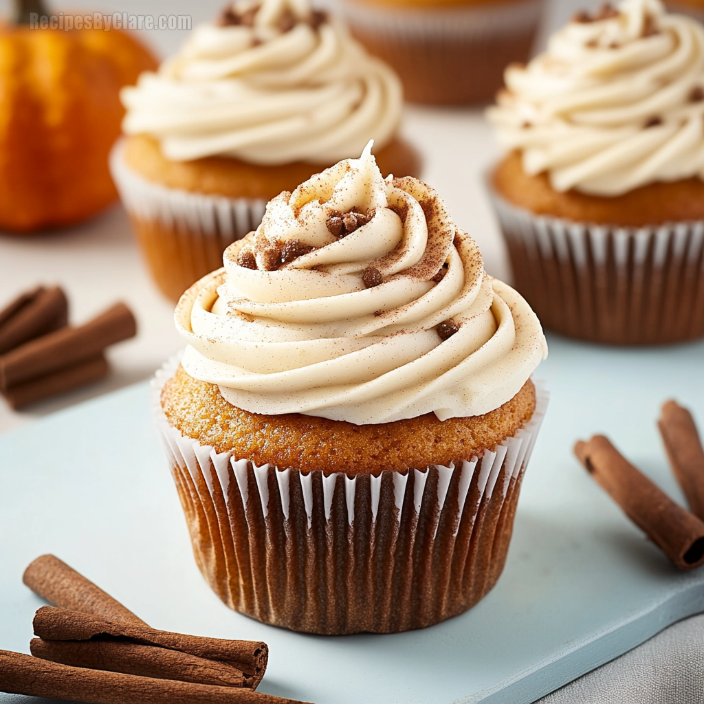 Pumpkin Spice Latte Cupcakes