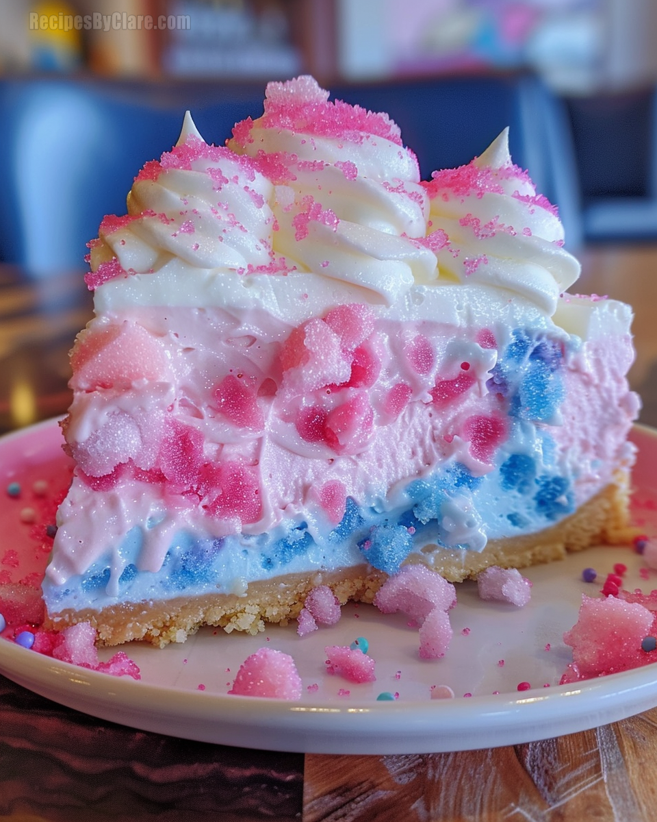 Cotton Candy Cheesecake