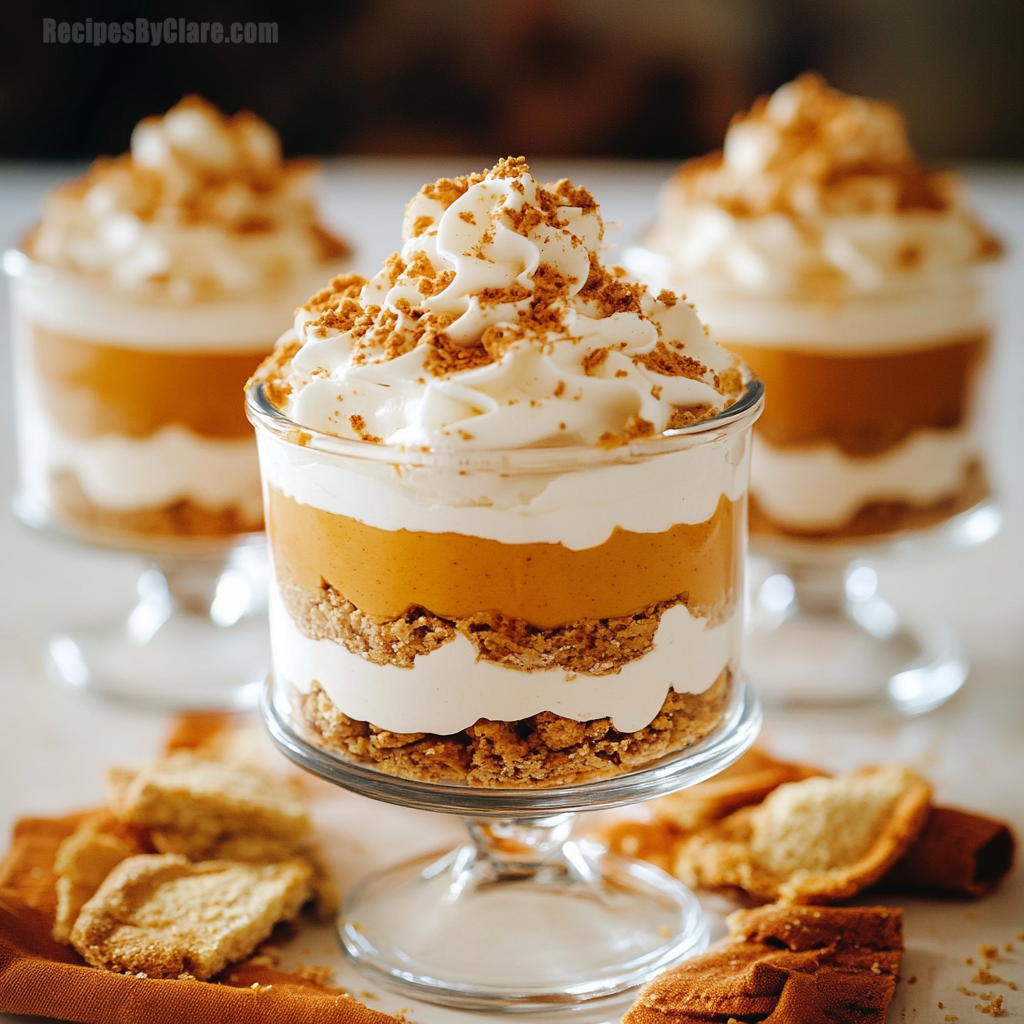 Pumpkin Pie Cheesecake Trifle