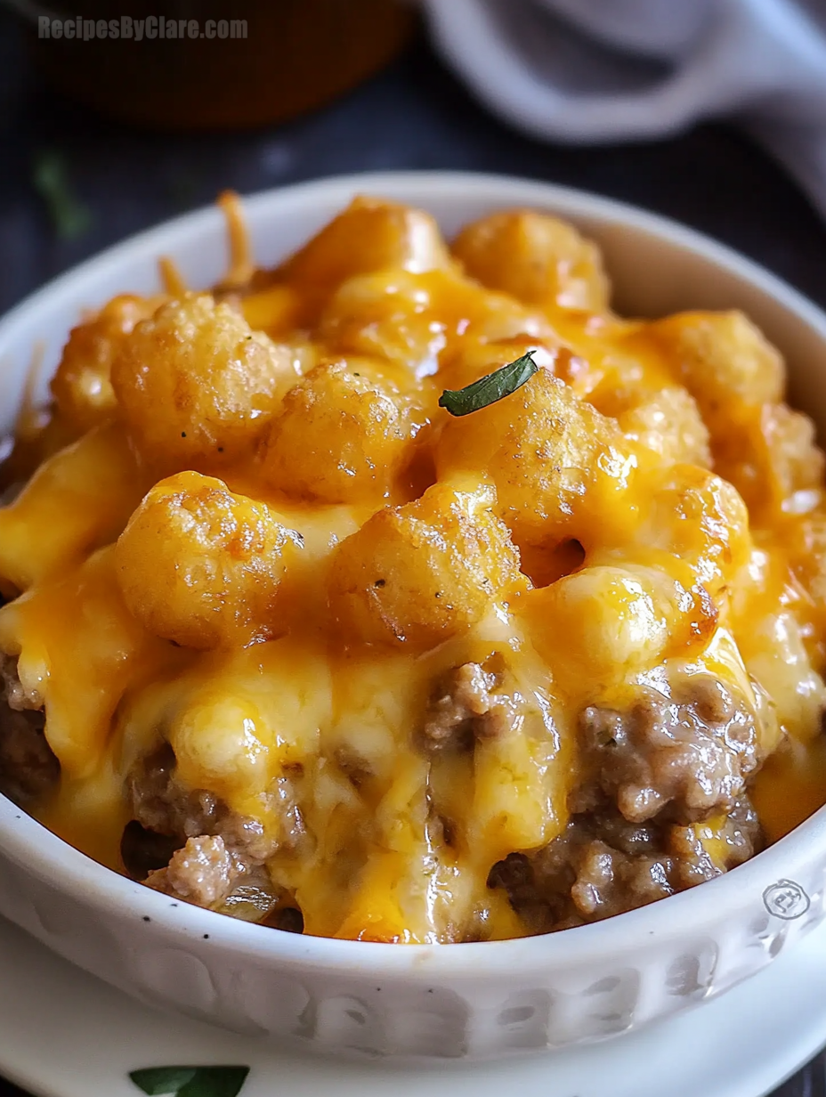 Cheesy Tater Tot Casserole