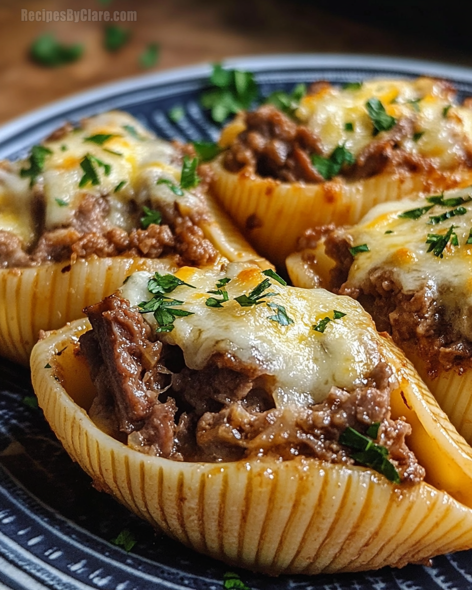 Cheesesteak Stuffed Shells