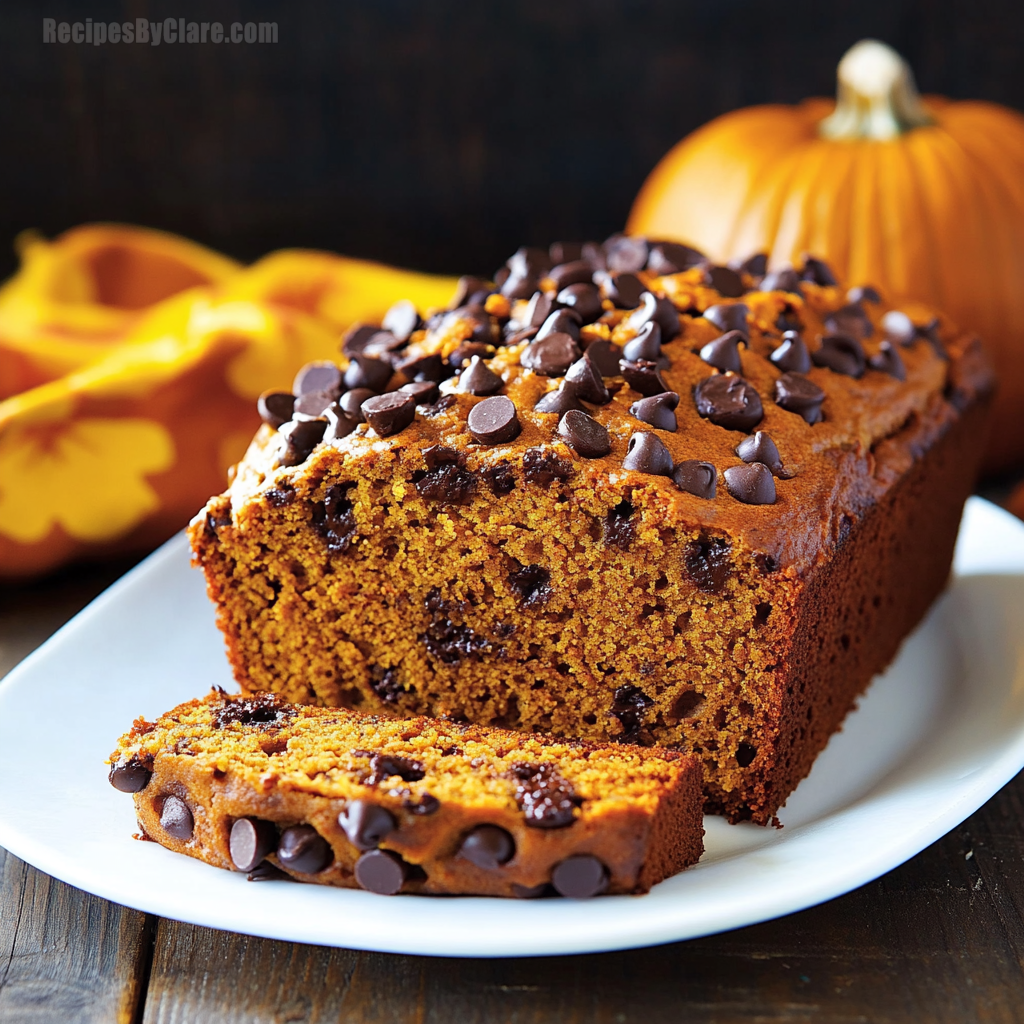 Best Chocolate Chip Pumpkin Bread